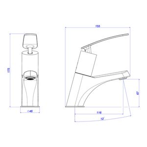 Torneira Deca de Mesa com Fechamento Automático para Lavatório Decamatic Eco Conforto Cromado
