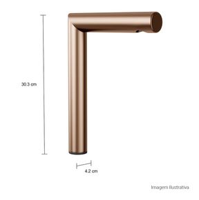 Torneira-Deca-de-Mesa-Bica-Alta-para-Lavatorio-Orion-Corten---Deca---1189.CT102.MT---Fundo-Branco-Medida-Foto-com-medidas-Produto-unico-ou-multiplos