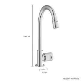 Torneira-Deca-de-Mesa-para-Cozinha-Aspen-Cromado---Deca---1167.C35---Fundo-Branco-Medida-Foto-com-medidas-Produto-unico-ou-multiplos