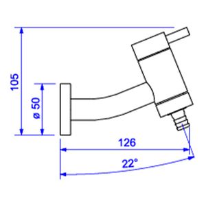 Torneira Deca para Jardim e Tanque com Adaptador de Mangueira Link Cromado