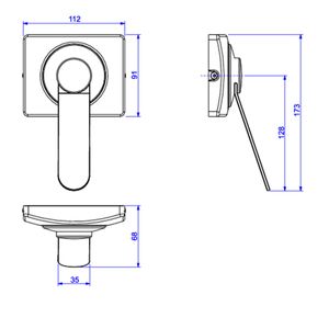 Válvula de Descarga Deca 1 1/2 Dn40 Hydra Eco Conforto Cromado