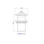 Valvula-de-Escoamento-Deca-para-Tanque-sem-Ladrao-1-1-4--Cromado---Deca---1605.C.114---Fundo-Branco-Medida-Imagem-do-Desenho-tecnico-de-engenharia