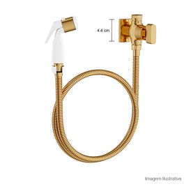 Ducha Higiênica com Registro e Derivação de Parede Gold