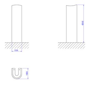 Coluna-Deca-para-Lavatorio-Monte-Carlo-Village-Vogue-Plus-Ebano---Deca---C.1.95---Fundo-Branco-Medida-Imagem-do-Desenho-tecnico-de-engenharia
