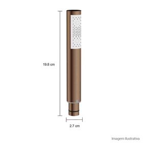 Ducha-Manual-Deca-para-Chuveiro-Cilindrica-Corten---Deca---4806.CT.CIL.MT---Fundo-Branco-Medida-Foto-com-medidas-Produto-unico-ou-multiplos