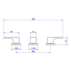 Misturador para Bidê Unic Black Matte