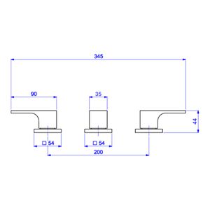 Misturador para Bidê Unic Black Matte