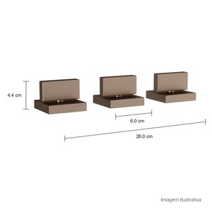 Misturador para Bidê Corten