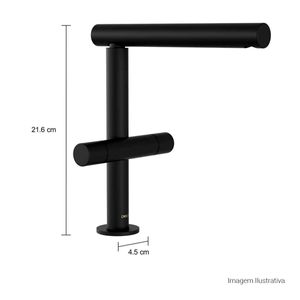 Misturador de Mesa Bica Alta para Lavatório Arthur Casas Black Matte