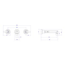 Misturador Deca de Parede para Lavatório Izy Plus Cromado