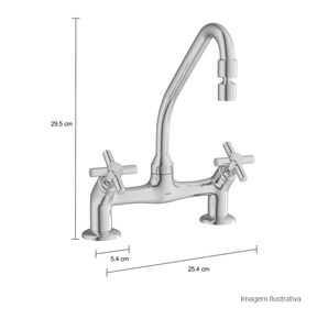 Misturador-Deca-de-Mesa-para-Cozinha-Izy-Cromado---Deca---1256.C37---Fundo-Branco-Medida-Foto-com-medidas-Produto-unico-ou-multiplos