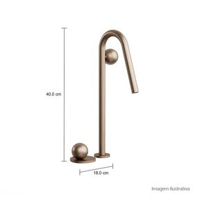 Misturador-Deca-de-Mesa-Bica-Alta-para-Lavatorio-Orbe-Corten---Deca---1877.CT103.MT---Fundo-Branco-Medida-Foto-com-medidas-Produto-unico-ou-multiplos