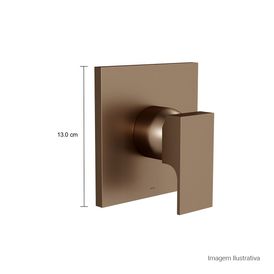 Acabamento de Monocomando para Ducha Higiênica Unic Corten