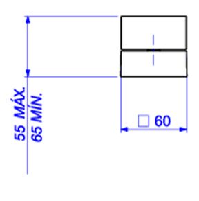 Acabamento-para-Registro-de-Gaveta-Deca-Dream-Black-Matte---Deca---4900.BL87.PQ.MT---Fundo-Branco-Medida-Imagem-do-Desenho-tecnico-de-engenharia