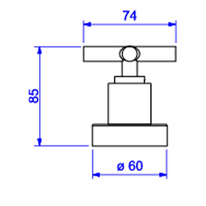 Acabamento-para-Registro-de-Gaveta-Deca-ate-1--Duna-Classica-Cromado---Deca---4900.C64.PQ---Fundo-Branco-Medida-Imagem-do-Desenho-tecnico-de-engenharia