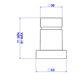 Acabamento-para-Registro-de-Gaveta-Deca-ate-1--Cubo-Gold---Deca---4900.GL86.PQ---Fundo-Branco-Medida-Imagem-do-Desenho-tecnico-de-engenharia