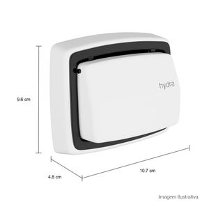 Acabamento para Válvula de Descarga Hydra Max Color Branco