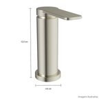 Acionamento-para-Monocomando-Deca-de-Mesa-para-Cozinha-Flat-You-Inox---Deca---4992.INX99.02---Fundo-Branco-Medida-Foto-com-medidas-Produto-unico-ou-multiplos