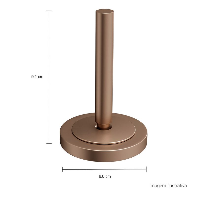 Acionamento-para-Monocomando-Deca-de-Mesa-para-Cozinha-Joystick-You-Corten---Deca---4992.CT99.MT.03---Fundo-Branco-Medida-Foto-com-medidas-Produto-unico-ou-multiplos