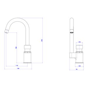 Torneira Deca de Mesa Bica Alta para Lavatório com Fechamento Automático Proágua Decamatic Eco Cromado