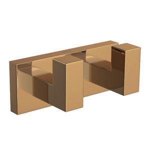 Cabide Duplo Quadratta Red Gold