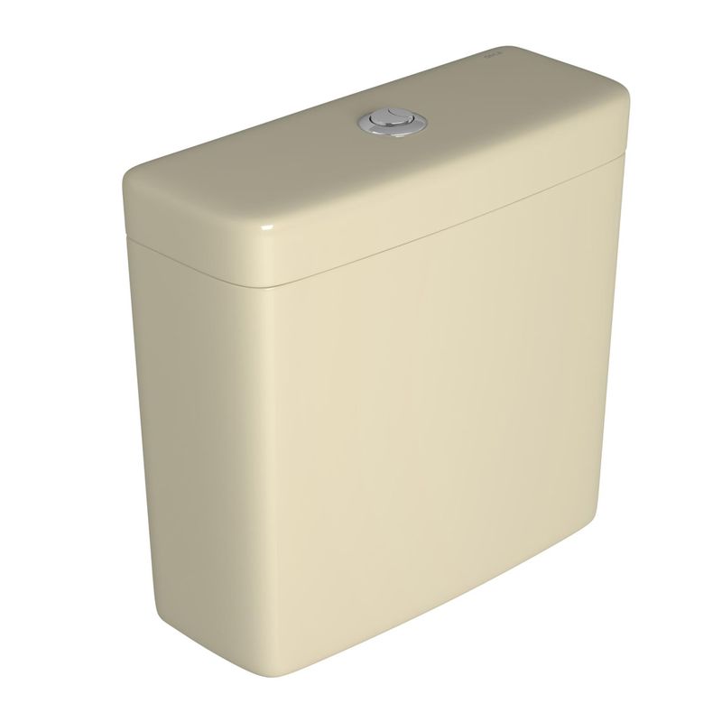 Caixa-Acoplada-Deca-com-Acionamento-Duo-para-Bacias-Clean-Duna-Level-Monte-Carlo-Village-Vogue-Creme---Deca---CD.01F.37---Fundo-Branco-Produto-Principal-SKU-posicionada-na-diagonal-direita-ou-redondo-e-produto-fechado