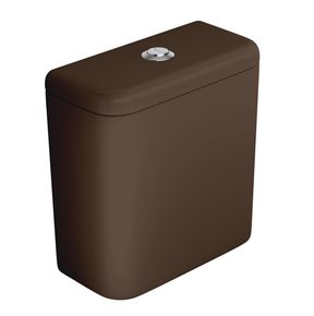 Caixa-Acoplada-Deca-com-Acionamento-Duo-para-Bacias-Carrara-Nuova-Marrom-Fosco-e-Cromado---Deca---CD.11F.22---Fundo-Branco-Produto-Principal-SKU-posicionada-na-diagonal-direita-ou-redondo-e-produto-fechado