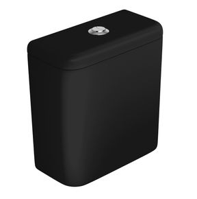 Caixa-Acoplada-Deca-com-Acionamento-Duo-para-Bacias-Carrara-Nuova-Ebano-Fosco-e-Cromado---Deca---CD.11F.94---Fundo-Branco-Produto-Principal-SKU-posicionada-na-diagonal-direita-ou-redondo-e-produto-fechado