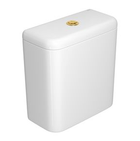 Caixa-Acoplada-Deca-com-Acionamento-Duo-para-Bacias-Carrara-Nuova-Branco-e-Gold---Deca---CD.11F.GL.17---Fundo-Branco-Produto-Principal-SKU-posicionada-na-diagonal-direita-ou-redondo-e-produto-fechado