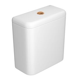 Caixa Acoplada com Acionamento Duo Carrara / Nuova Branco / Red Gold