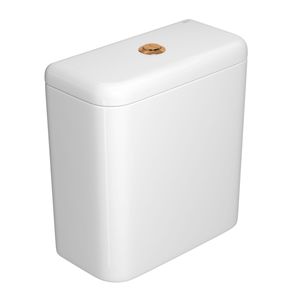 Caixa Acoplada com Acionamento Duo Carrara / Nuova Branco / Red Gold