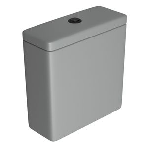 Caixa para Acoplar  Acionamento Duo com Botao Black Matte Quadra/polo/pianocinza Fosco