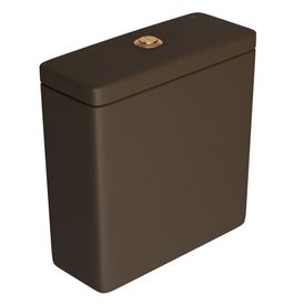 Caixa para Acoplar Acionamento Duo C/ Botao Gold Mattequadra/polo/unic/pianomarrom Fosco