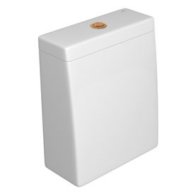 Caixa Acoplada com Acionamento Duo Branco/red Gold