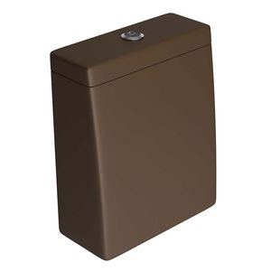 Caixa Acoplada Touchless Marrom Fosco