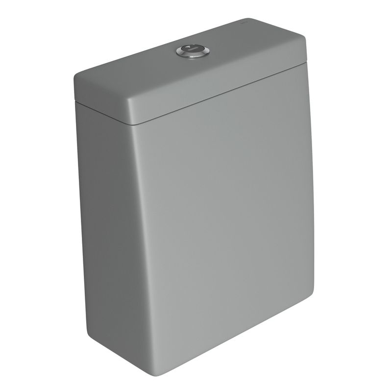 Caixa-Acoplada-Deca-Touchless-para-Bacias-Cinza-Fosco---Deca---CD.23T.86---Fundo-Branco-Produto-Principal-SKU-posicionada-na-diagonal-direita-ou-redondo-e-produto-fechado