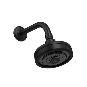 Chuveiro com Tubo de Parede Acqua Plus Standart Black Matte