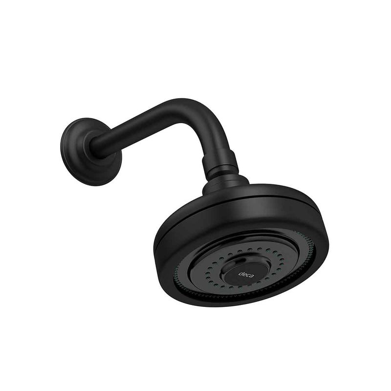 Chuveiro-de-Parede-com-Tubo-Deca-Acqua-Plus-Standart-Black-Matte---Deca---1990.BL.STD.MT---Fundo-Branco-Produto-Principal-SKU-posicionada-na-diagonal-direita-ou-redondo-e-produto-fechado