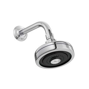 Chuveiro Deca de Parede com Tubo e Entrada de Ar Acqua Plus Standart Cromado