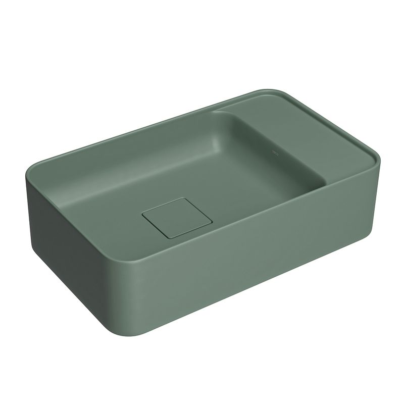 Cuba-Suspensa-Deca-com-Mesa-a-Direita-Retangular-50cm-Slim-Salvia---Deca---L.43050.MD.49---Fundo-Branco-Produto-Principal-SKU-posicionada-na-diagonal-direita-ou-redondo-e-produto-fechado