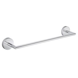 Porta Toalha Barra Disco 30 Cm Cromado