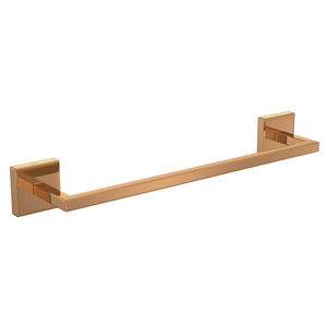 Porta Toalha Barra 30cm Acessórios Clean Red Gold