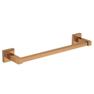Porta Toalha Barra 30cm Quadratta Red Gold