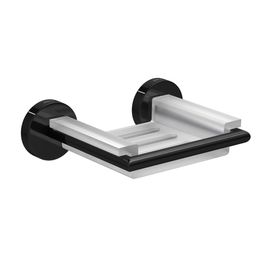 Saboneteira Clean Retangular de Parede Black Noir