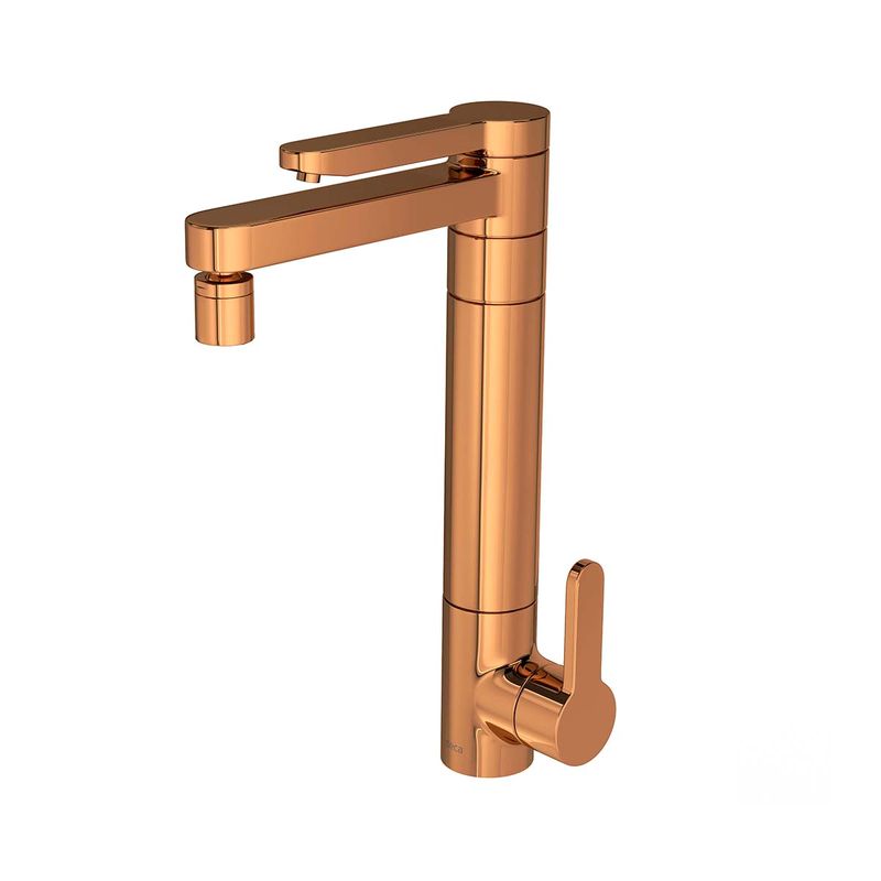 Torneira-Deca-de-Mesa-para-Cozinha-com-Filtro-Twin-Red-Gold---Deca---1140.GL.RD---Fundo-Branco-Produto-Principal-SKU-posicionada-na-diagonal-esquerda