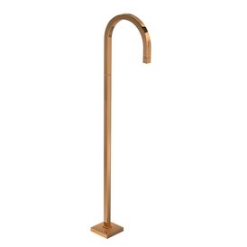 Torneira Curva de Piso Tube Red Gold