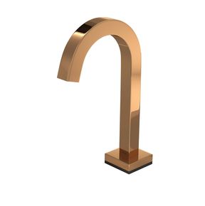 Torneira-Deca-de-Mesa-Bica-Baixa-Touchless-para-Lavatorio-Tube-Gold---Deca---1785.GL.TUB.RD.SNS---Fundo-Branco-Produto-Principal-SKU-posicionada-na-diagonal-esquerda