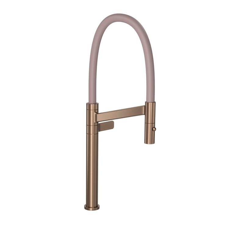 Torneira-Deca-de-Mesa-para-Cozinha-Colore-Corten-e-Fendi---Deca---1189.CT.MT.FD---Fundo-Branco-Produto-Principal-SKU-posicionada-na-diagonal-direita-ou-redondo-e-produto-fechado