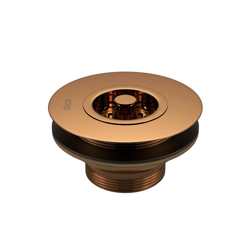 Valvula-de-Escoamento-Deca-para-Pia-de-Cozinha-3-1-2--Red-Gold---Deca---1623.GL.RD---Fundo-Branco-Produto-Principal-SKU-posicionada-na-diagonal-direita-ou-redondo-e-produto-fechado