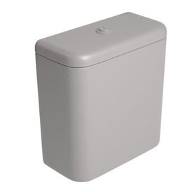 Caixa Acoplada Monocromática com Acionamento Duo Soft Antracite